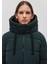 Kapüşonlu Koyu Yeşil Şişme Mont 1110043-71929 4