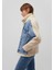 Rubina 90lar Açık Mavi Suni Kürklü Jean Ceket 1110278-88589 5