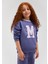 Logo Baskılı Mor Sweatshirt 7S10050-70661 1