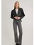 Siyah Suni Deri Crop Ceket 1110375-900 1