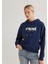 Mavi Logo Baskılı Kapüşonlu Lacivert Sweatshirt 168334-70488 3