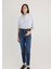 Cindy Gold Shape Koyu Mavi Jean Pantolon 100277-33687 4