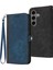 Samsung Galaxy S25 Plus Cüzdan Standı Skin Touch Deri Telefon Kılıfı (Yurt Dışından) 1