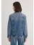 Kadın Karla Gold Icon Mavi Jean Ceket 110154-30868 5