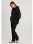 Kadın Kapüşonlu Fermuarlı Siyah Sweatshirt 1610221-900 2