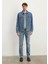 Drake 90lar Indigo Mavisi Jean Ceket 010143-28013 3
