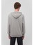 Mavi Logo Baskılı Kapüşonlu Gri Sweatshirt 065606-28387 5