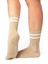 Bambu Kadın Kaydırmaz Taban Silikon Baskı Pilates Yoga Fitness Dans Aktivite Tenis Çorabı 3'lü Paket 2