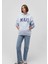 Mavi Logo Baskılı Kapüşonlu Mavi Sweatshirt 1600361-70717 2