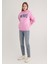 Mavi Logo Baskılı Kapüşonlu Pembe Sweatshirt 1600361-71038 2