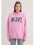Mavi Logo Baskılı Kapüşonlu Pembe Sweatshirt 1600361-71038 4