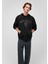 Jeans Baskılı Siyah Sweatshirt 0S10201-900 2