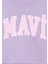 Mavi Logo Baskılı Crop Mor Sweatshirt 7S10097-86954 4