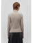Boğazlı Gri Tişört 1612815-86585 5