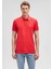 Erkek Şerit Detaylı Kırmızı Polo Tişört 066039-33203 3