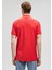 Erkek Şerit Detaylı Kırmızı Polo Tişört 066039-33203 4