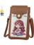 Dokunmatik Ekranlı Kız Telefon Çantası Sevimli Bayan Tek Omuz Crossbody Çanta Ince Mini Cüzdan (Yurt Dışından) 1
