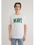 Mavi Logo Baskılı Beyaz Tişört 0611711-620 3