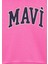 Logo Baskılı Kapüşonlu Pembe Sweatshirt 7610035-70982 5