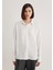 Lux Touch Tencel TM Beyaz Lyocell Gömlek 1210847-70057 4