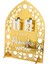 Akrilik Eid Ramazan Advent Takvimi 20X15CM Aile Için Çok Yönlü Altın (Yurt Dışından) 4