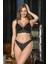 Bralet Sütyen Slip Külot Takım Siyah (BRF31351) 1