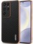 Samsung Galaxy S25 Ultra Elektro Kaplama Karbon Fiber Doku Pu+Tpu Telefon Kapağı (Yurt Dışından) 1