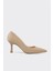Bej Kadın Stiletto 1