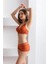 Bralet Sütyen Boxer Takım Kiremit (BRF31813) 1