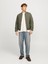 12258385 Jjkoda Lıner Jacket Erkek Bomber Ceket Haki Yeşil 4