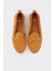 Taba Deri Kadın Loafer 4