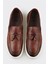 Taba Deri Erkek Loafer 4