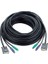 2L-1010P/C 10 mt Ps/2 Klavye Mouse Monitör VGA Kvm Switch Kablosu 1