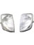 Araba L + R Beyaz Köşe Işıkları Mercedes W124 E-Cl Sedan 1985-95 1248260043 1248260143 Için Sinyal Işıklarını Açın (Yurt Dışından) 1