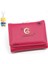 Bayan Cüzdan Moda Üç Katlı Çanta Para Cüzdanı Kart Tutucu Clutch Manyetik Toka Büyük Banknot Yuvası Bayanlar Kısa Cüzdan (Yurt Dışından) 1