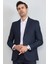 9100 Erkek Holmes Slimfit Takım Elbise Lacivert 1