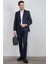 9100 Erkek Holmes Slimfit Takım Elbise Lacivert 2