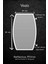 Balance 60 cm Beyaz Banyo Dolabı, Vazo Beyaz LED Ayna 80 x 50 cm 2