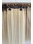 Yarımay + 2 Yan 170 gr 65-70 cm Gerçek Saç Çıtçıt Platin Renk 3