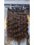 Yarımay + 2 Yan 150 gr 65-70 cm Gerçek Saç Çıtçıt Kahve Renk 2
