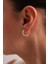 Altın Düz Oval Halka Küpe 1.6 cm 3mm 1