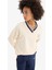 DeFacto Fit Oversize Geniş Kalıp V Yaka Baskılı Sporcu Sweatshirt D7135AX25SP 1