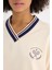 DeFacto Fit Oversize Geniş Kalıp V Yaka Baskılı Sporcu Sweatshirt D7135AX25SP 5