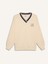 DeFacto Fit Oversize Geniş Kalıp V Yaka Baskılı Sporcu Sweatshirt D7135AX25SP 7
