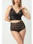 Dantelli Şortlu Bralet Takım 3