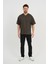V Yaka Oversize T-Shirt (E24-742A) 2
