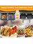 Silikon Tencere 7 Adet Ninja Dual Air Fryer Aksesuarları, (Mavi) (Yurt Dışından) 4
