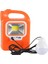HB-6399A Cob Ledli Solarlı 3 Kademeli USB Çıkışlı Şarjlı Işıldak Fener (2 Parça Ampulü Unutma) 3