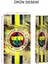 Dijital Baskı Yıkanabilir Dekoratif Modern Desenli 2 Kanat Bebek ve Çocuk Odası Fon Perdesi 2