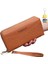Bayan Cüzdan Uzun Büyük Kapasiteli Çift Fermuarlı Clutch Cüzdan Kadın Çift Katmanlı Clutch Cüzdan (Yurt Dışından) 1